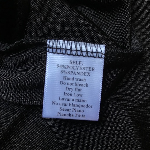 Misia Curvy Black Top, NWT, 1X - Picture 10 of 13